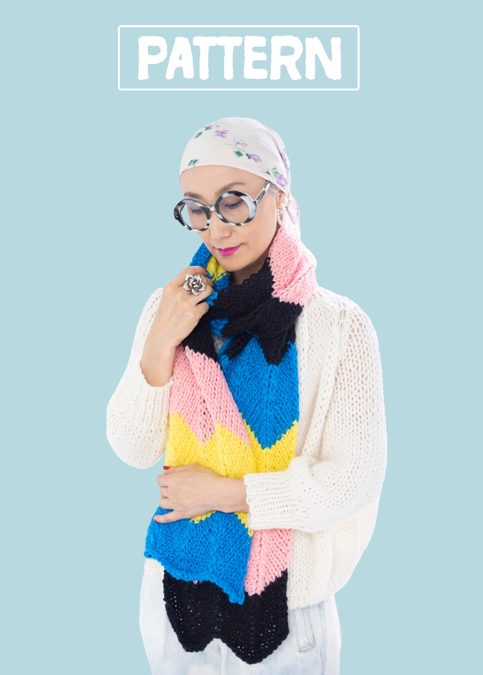 chevron scarf pattern