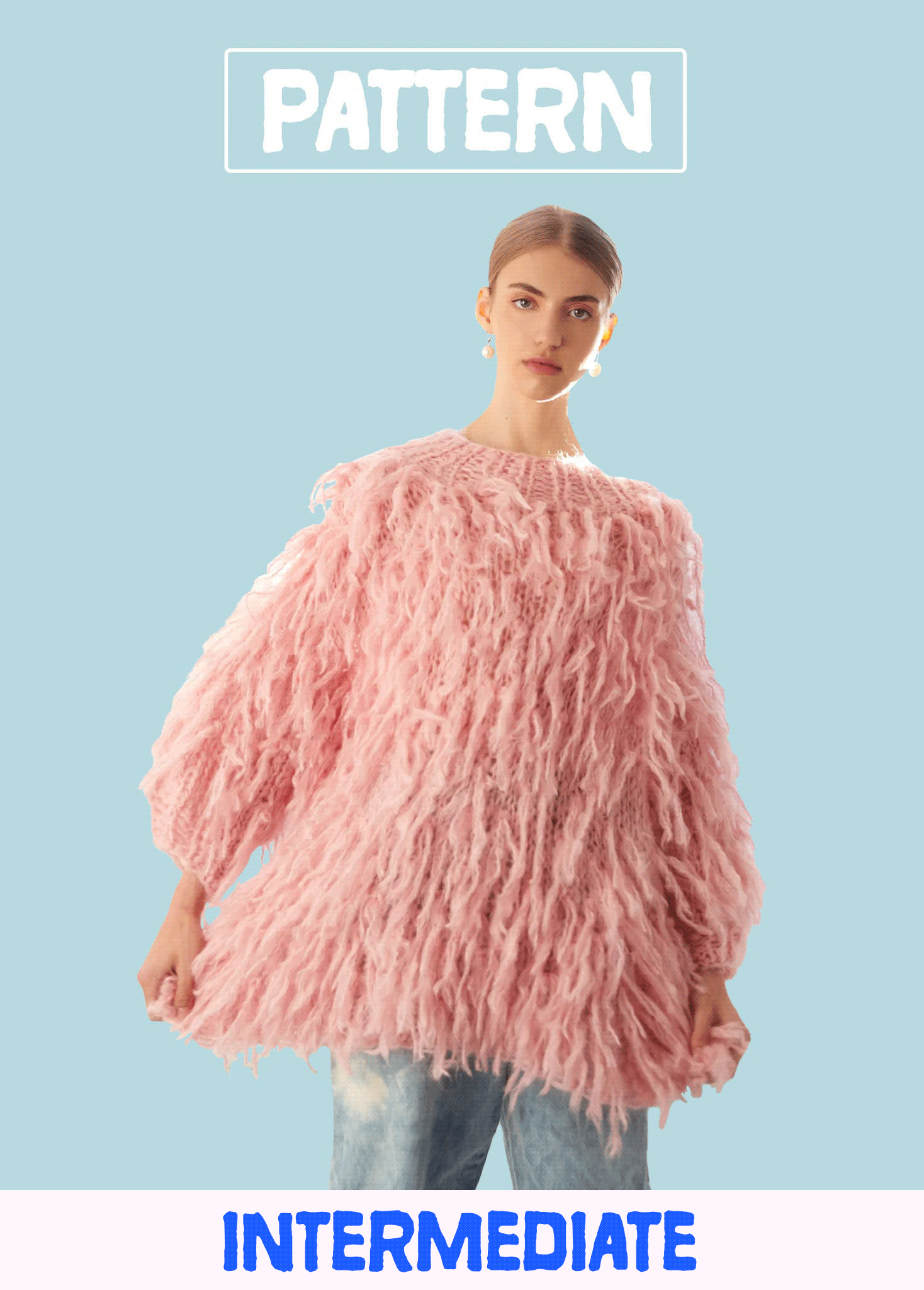 Shaggy Sweater PATTERN - Mohair So Soft – Loopy Mango