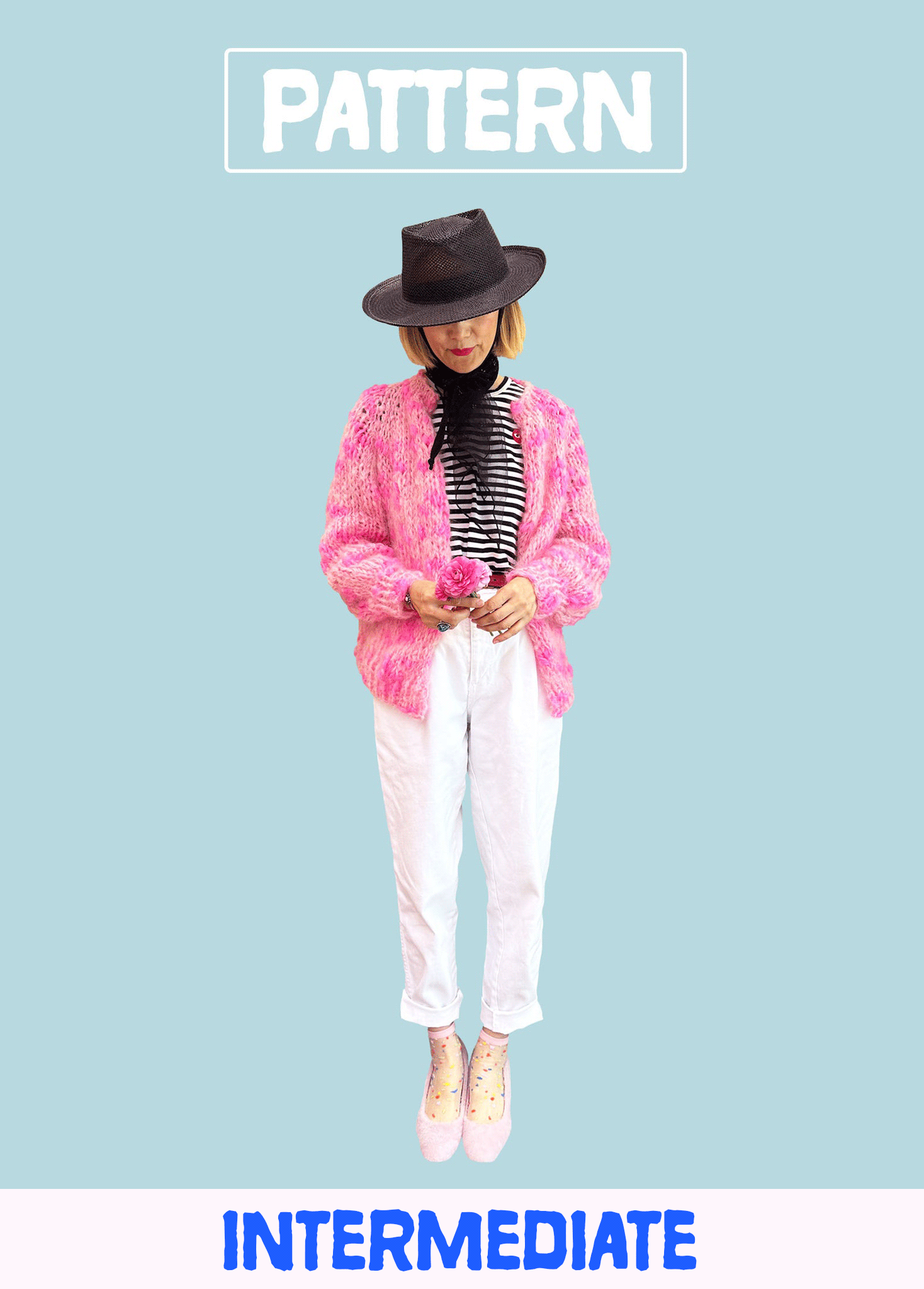 Top-Down Cardigan PATTERN - Mohair So Soft – Loopy Mango