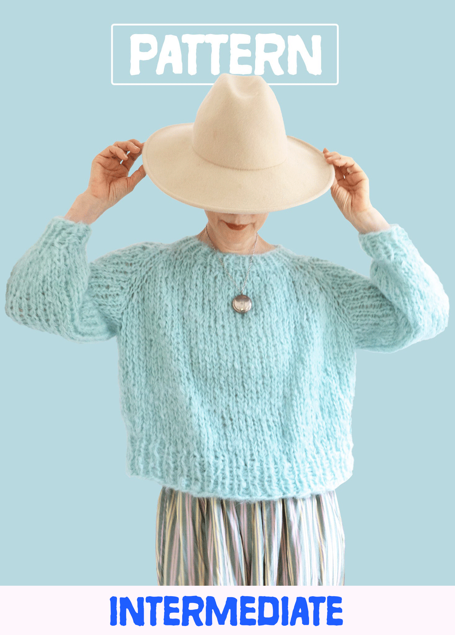 Top-Down Sweater PATTERN - Mohair So Soft – Loopy Mango