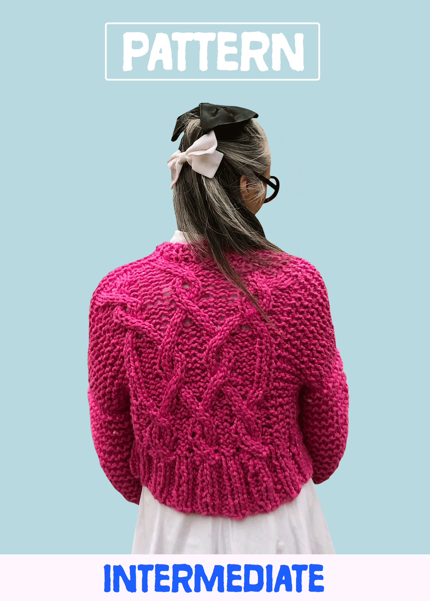 Cropped Fisherman Cardigan PATTERN- Big Cotton – Loopy Mango