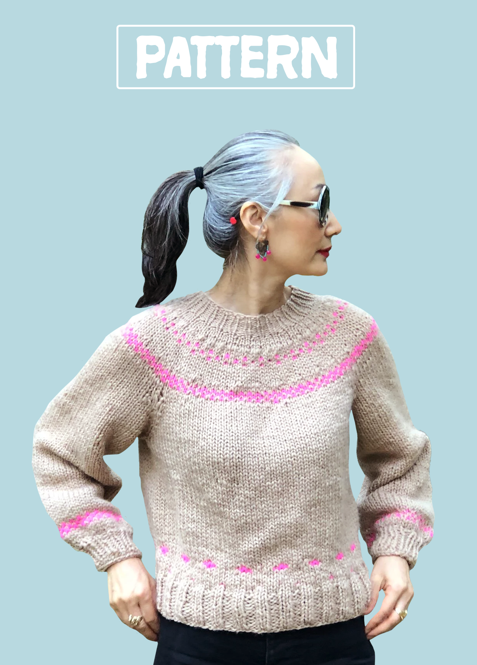 Scandinavian Sweater PATTERN Dream Merino Worsted