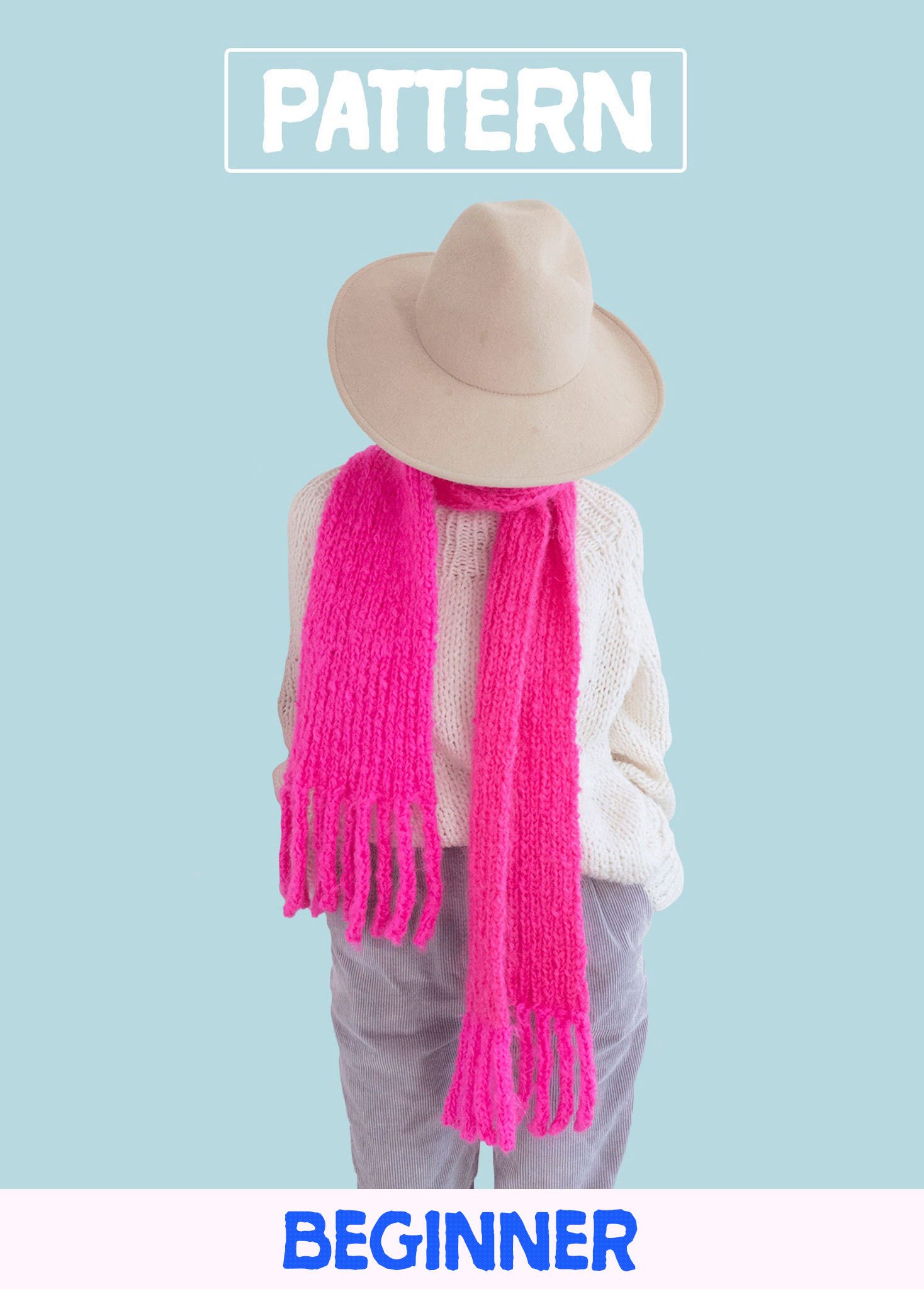 Mohair Fringe Scarf - PATTERN - Mohair So Soft – Loopy Mango