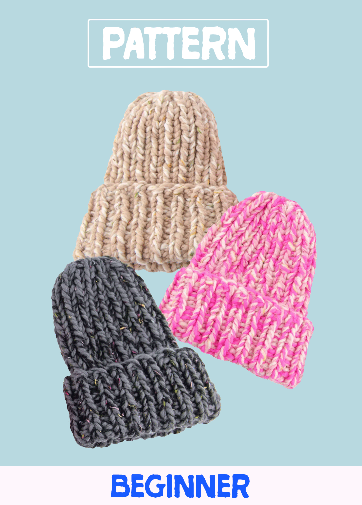 NWOT Free People Loopy Mango Winter Beanie Her Beanie/ His Beanie PATTERN - Merino No. 5 – Loopy Mango main image 4