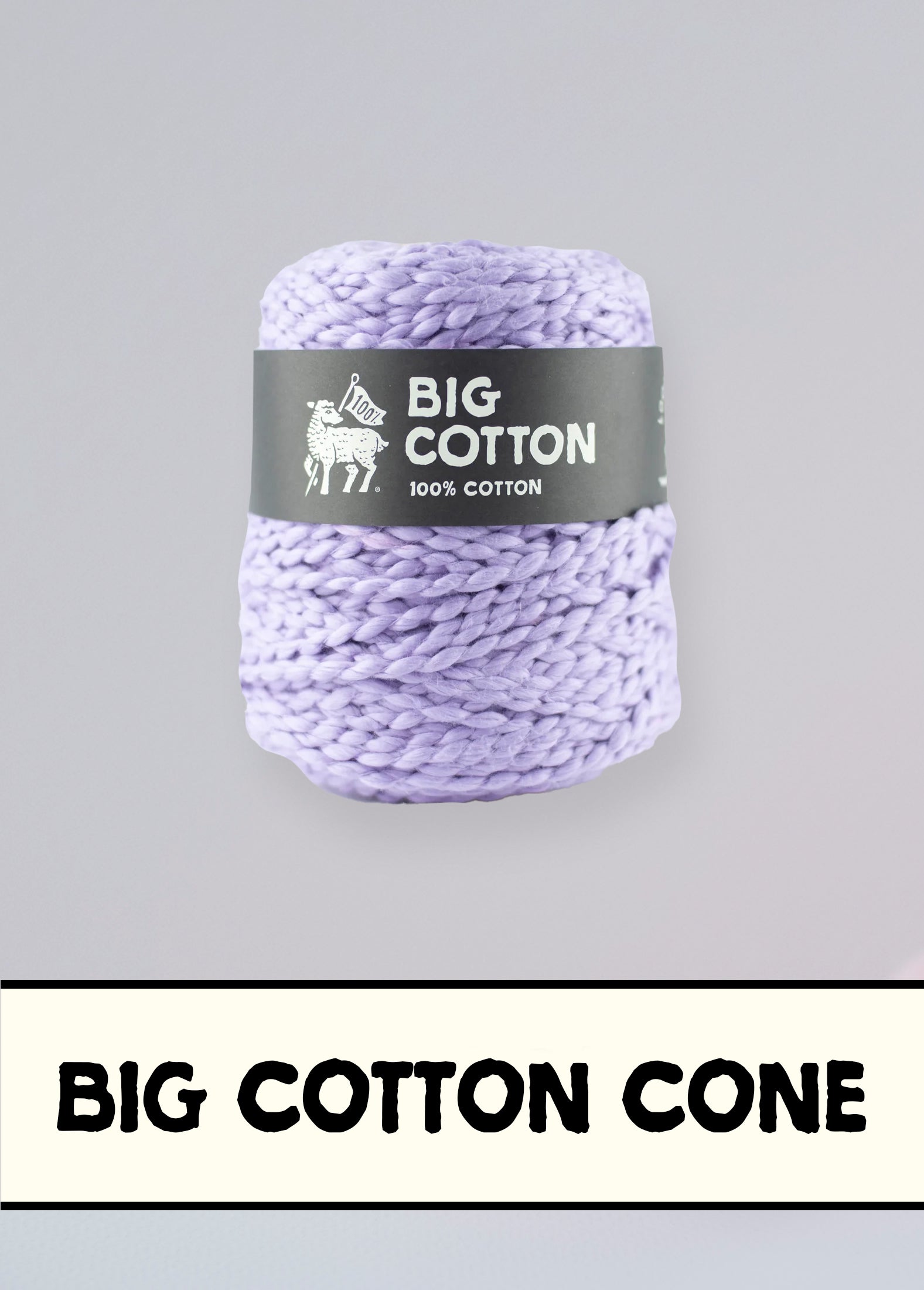 Mercerized Cotton Yarn, Off-white, 20 G, 1 Ball