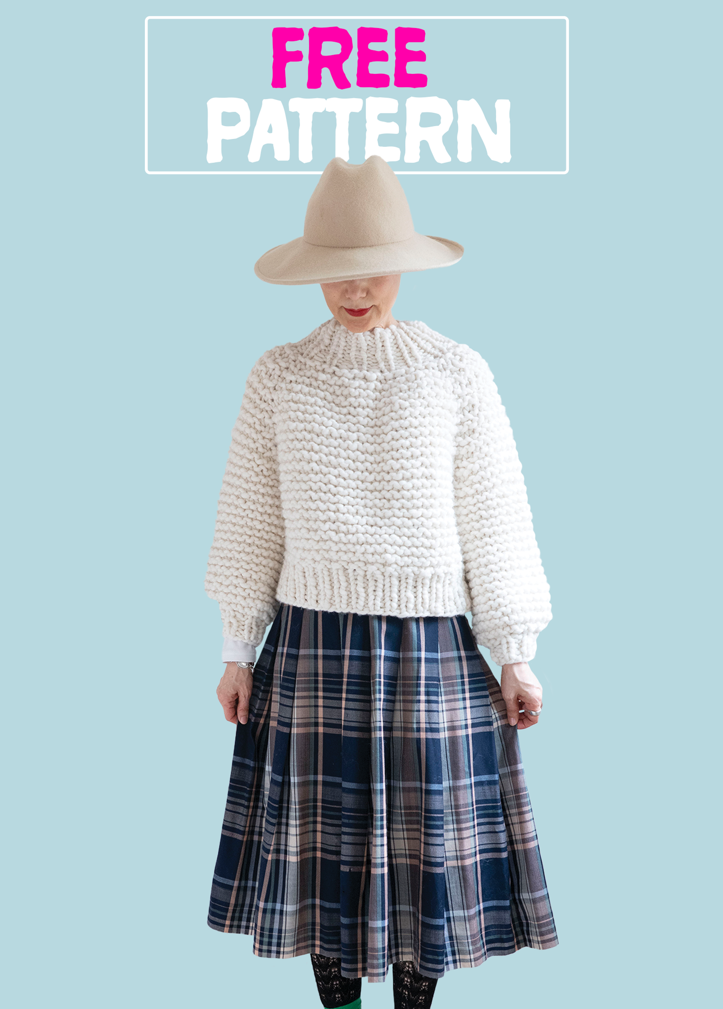 Free knitting pattern: Knit your first sweater | Digital Download Free knitting pattern: Knit your first sweater | Digital Download