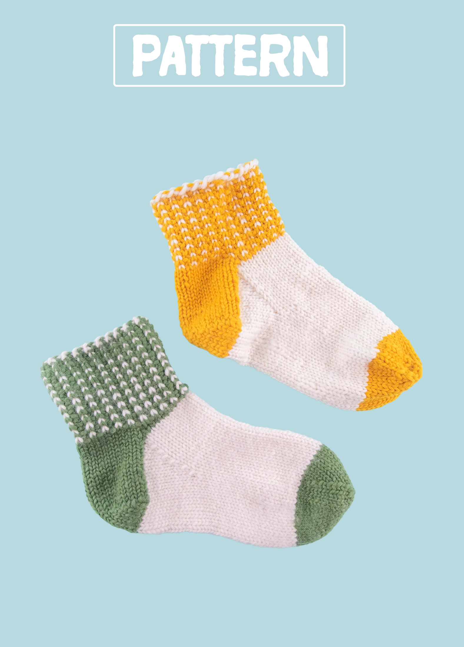Baby socks knitting pattern 2025 circular needles