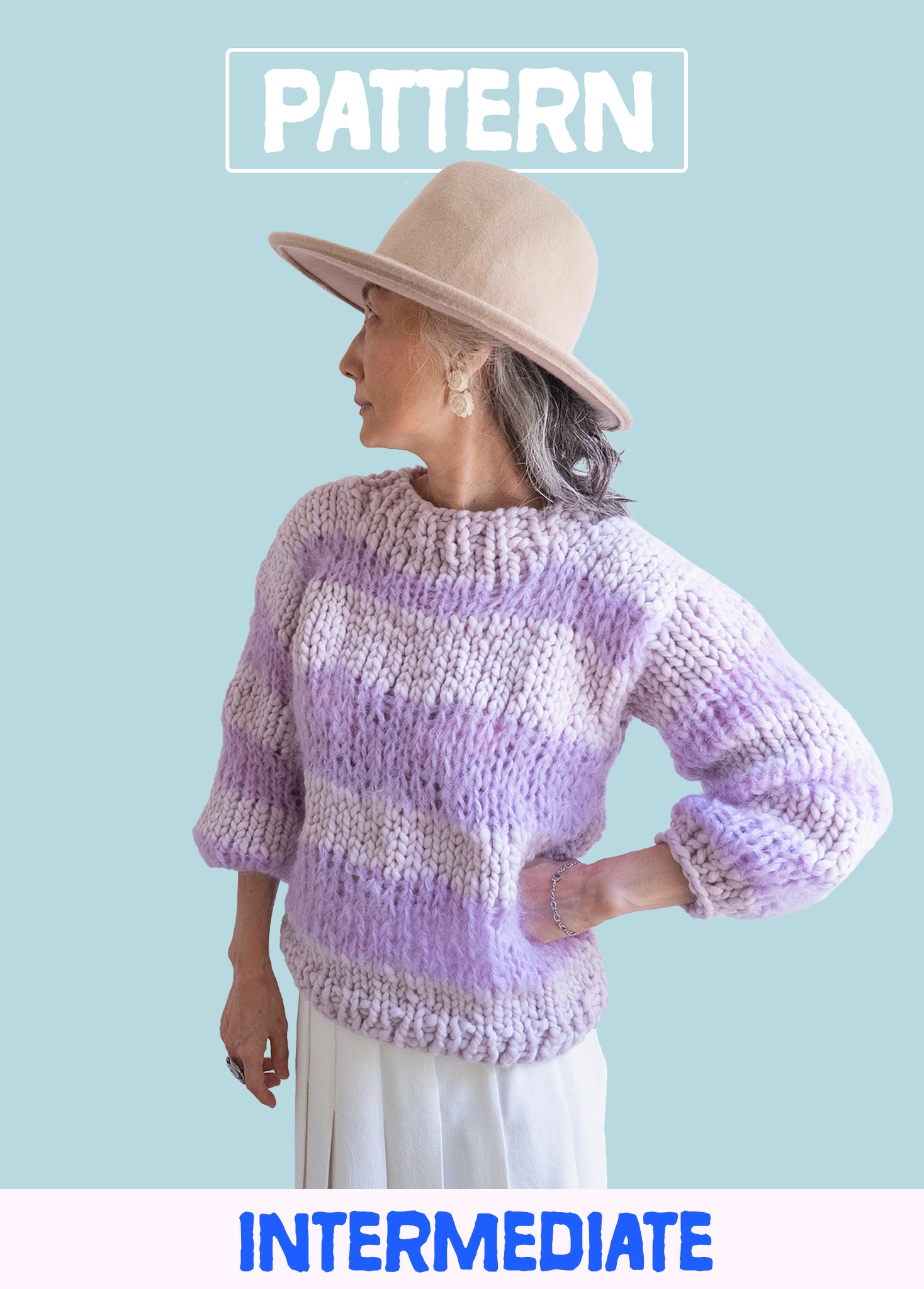 Meri-Mohair Sweater PATTERN - Merino No. 5 and Mohair So Soft