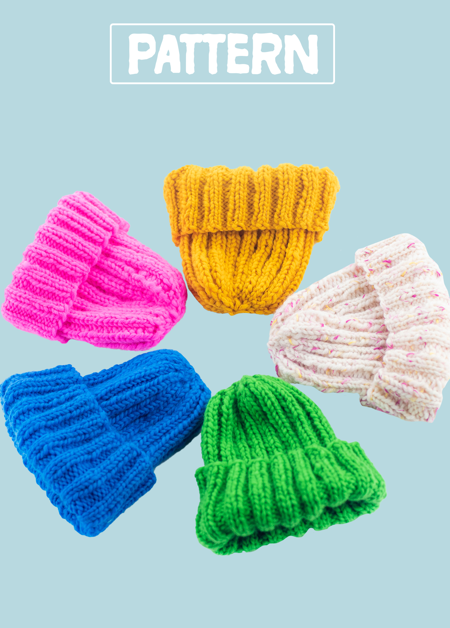 Ribbed Beanie- PATTERN Dream – Loopy Mango - Main Image