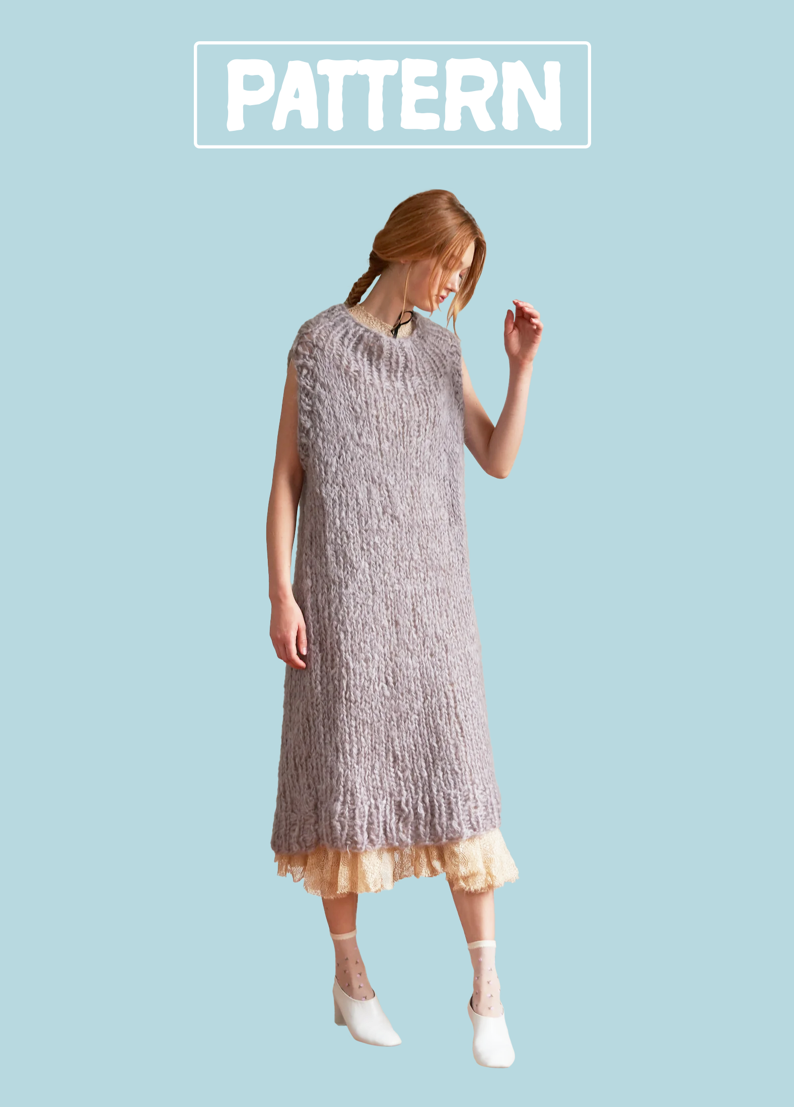 Sleeveless Dress - PATTERN - Mohair So Soft Sleeveless Dress - PATTERN - Mohair So Soft