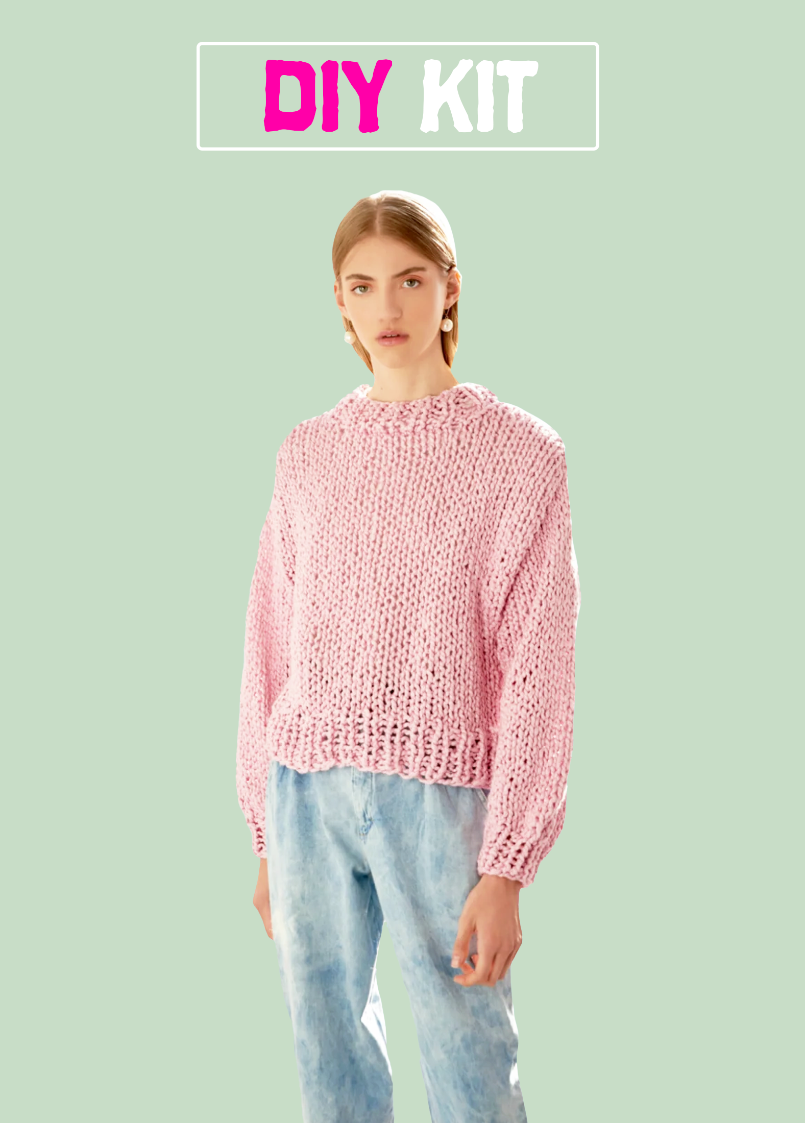 fjols Derive Vanære DIY Kit - Summer Sweater - Big Cotton – Loopy Mango