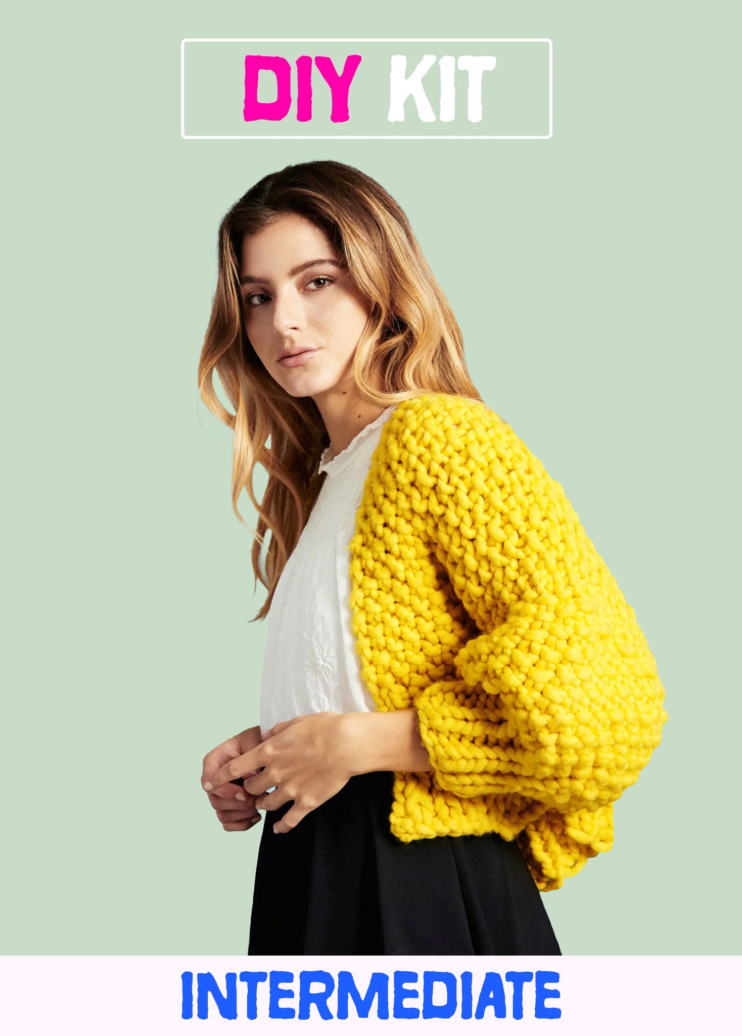 DIY Kit - Super Cropped Cardigan - Merino No. 5 – Loopy Mango