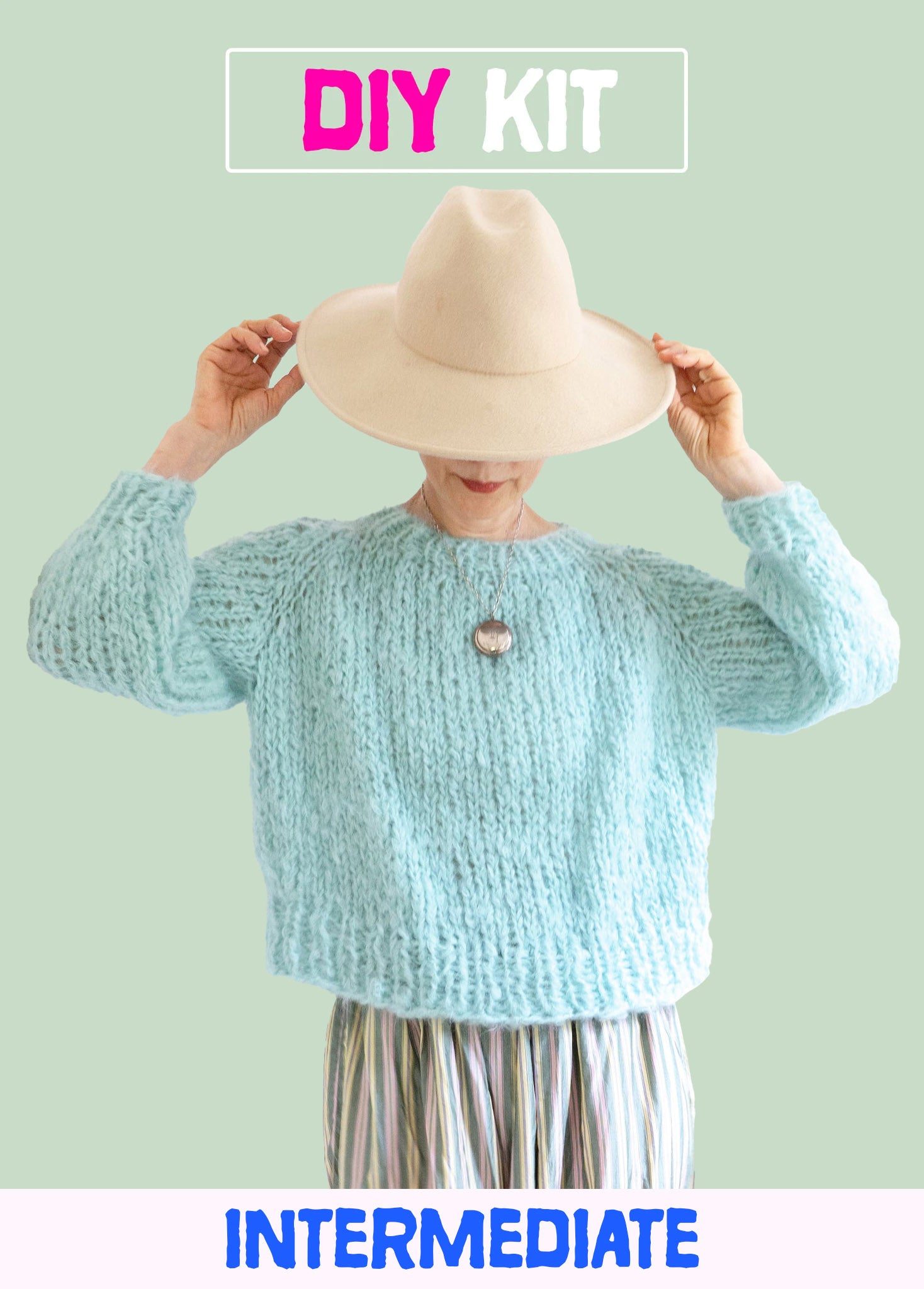 ニット/セーター merci317 pompom mohair knit Peacock Plumes Sweater PATTERN- Mohair So Soft – Loopy Mango