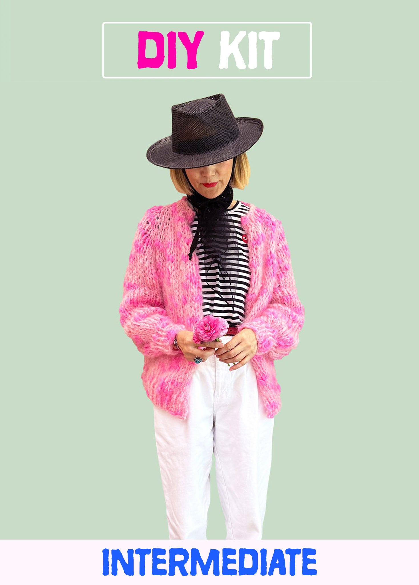 トップス soyy. VITAMIN MOHAIR KNIT(KYOHO) DIY Kit - Top-Down Cardigan - Mohair So Soft – Loopy Mango