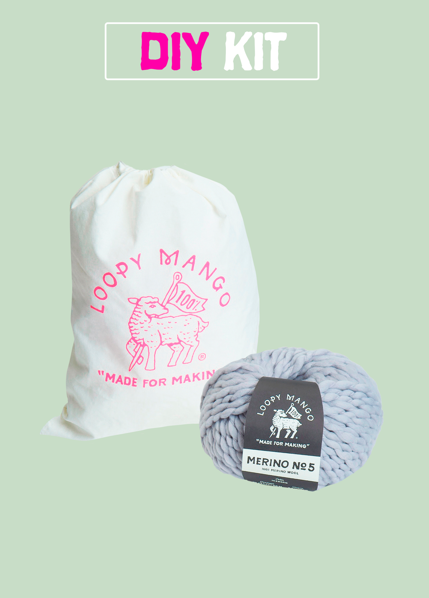 DIY Kit - Polo Crochet Hat - Merino No. 5