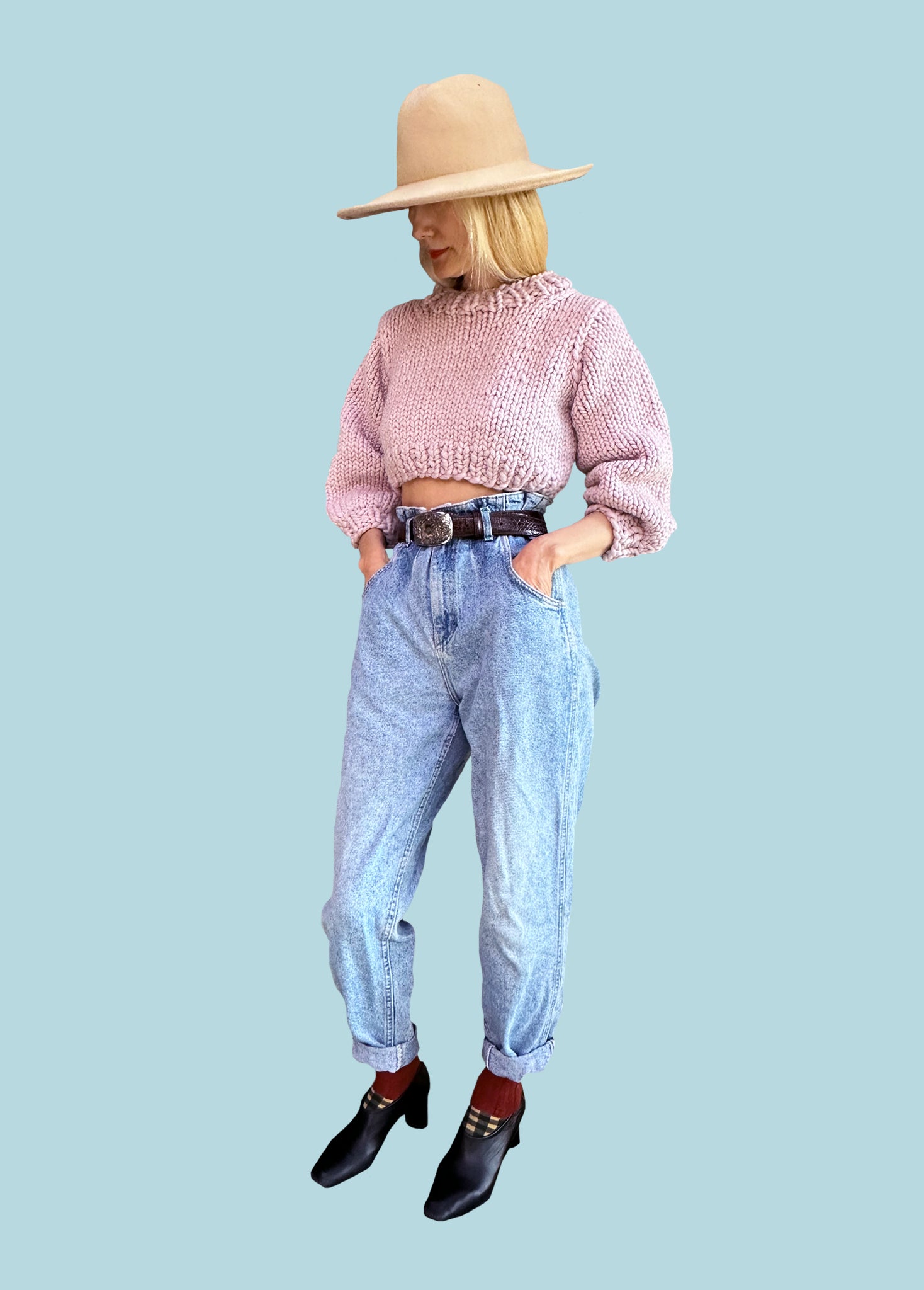 DIY Kit - Easy Cropped Sweater - Merino No. 5