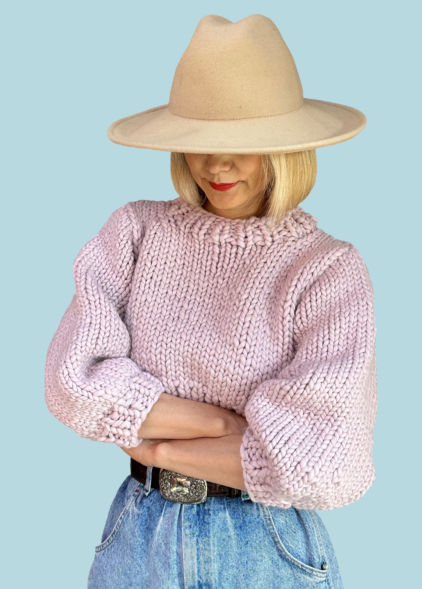 Easy Cropped Sweater - Merino