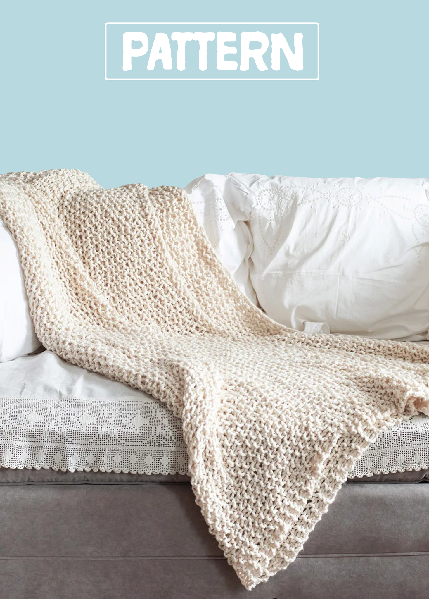 Big Cotton Blanket PATTERN- Big Cotton – Loopy Mango