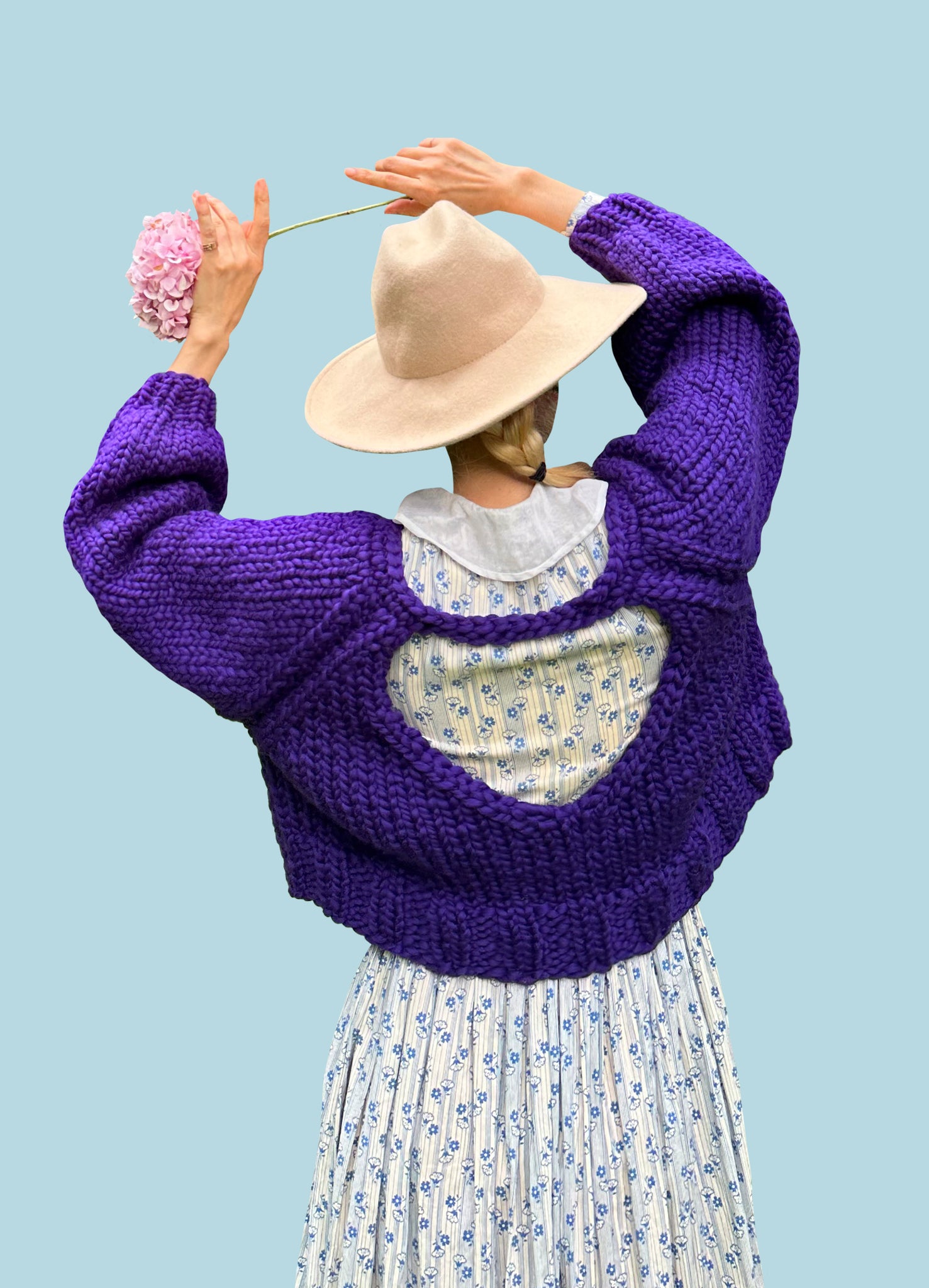 DIY Kit - Sweetheart Cropped Sweater - Merino No. 5
