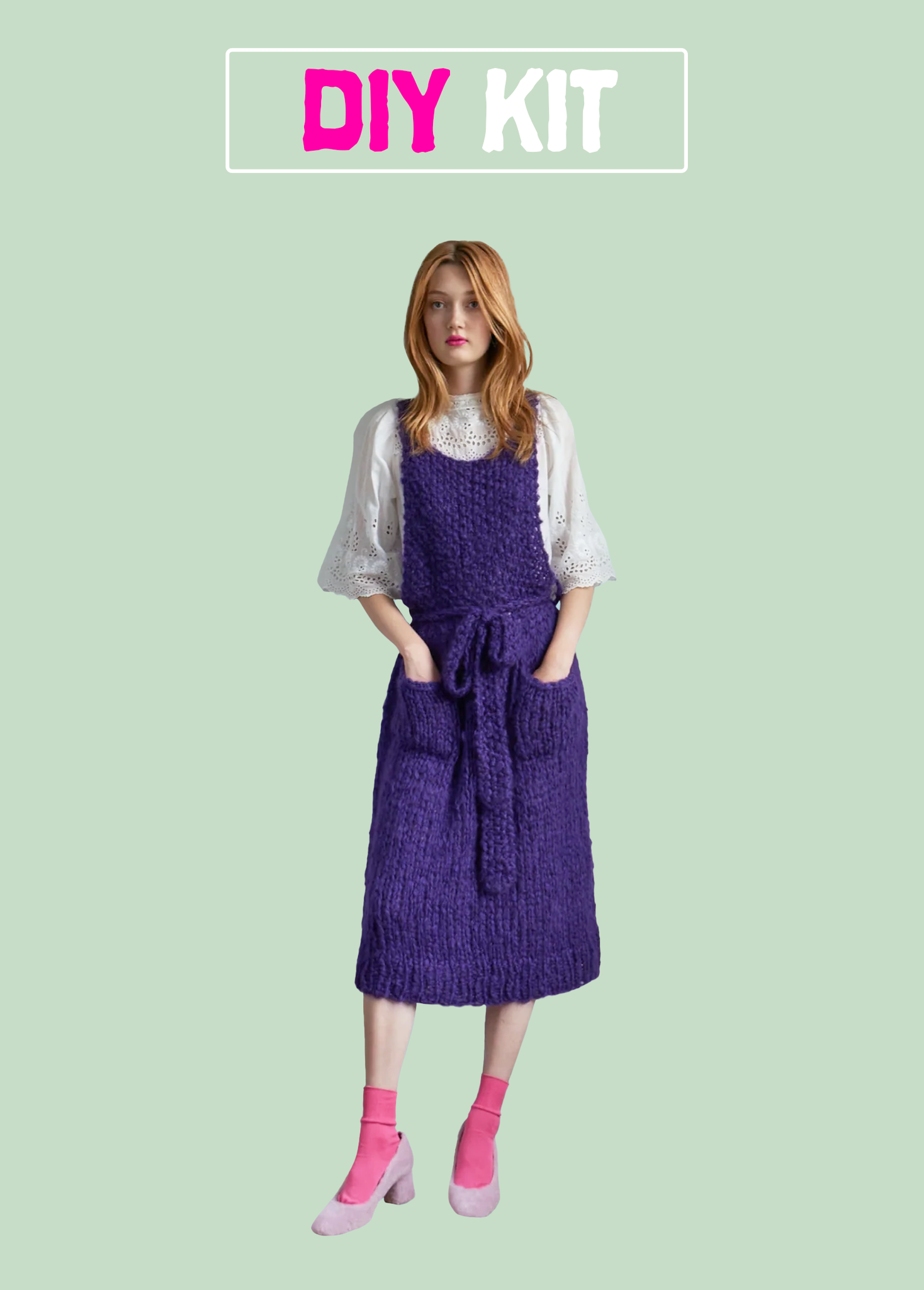 DIY Kit - Apron Dress - Mohair So Soft