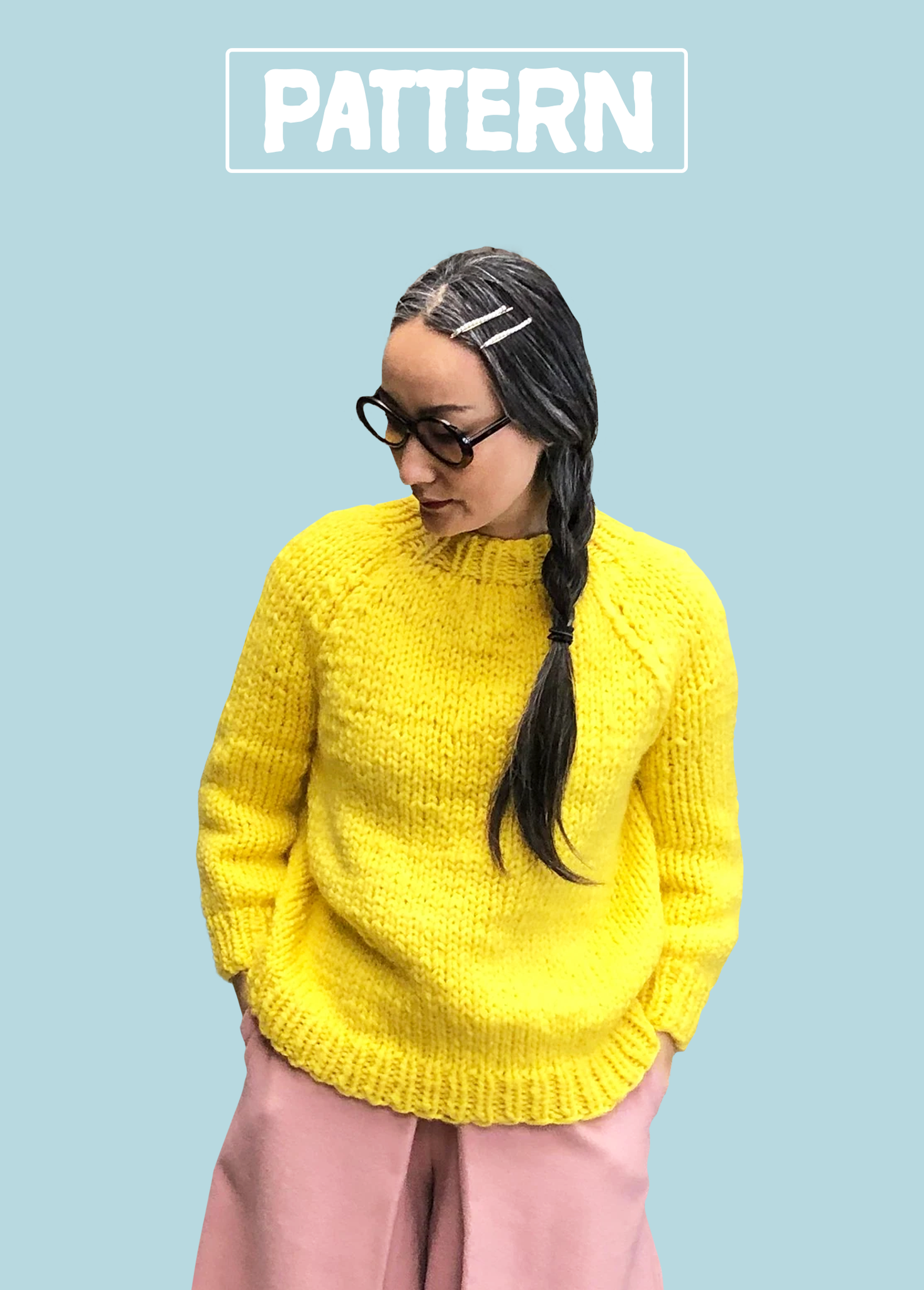 The Artist Sweater Monochrome PATTERN- Dream (Merino Worsted)