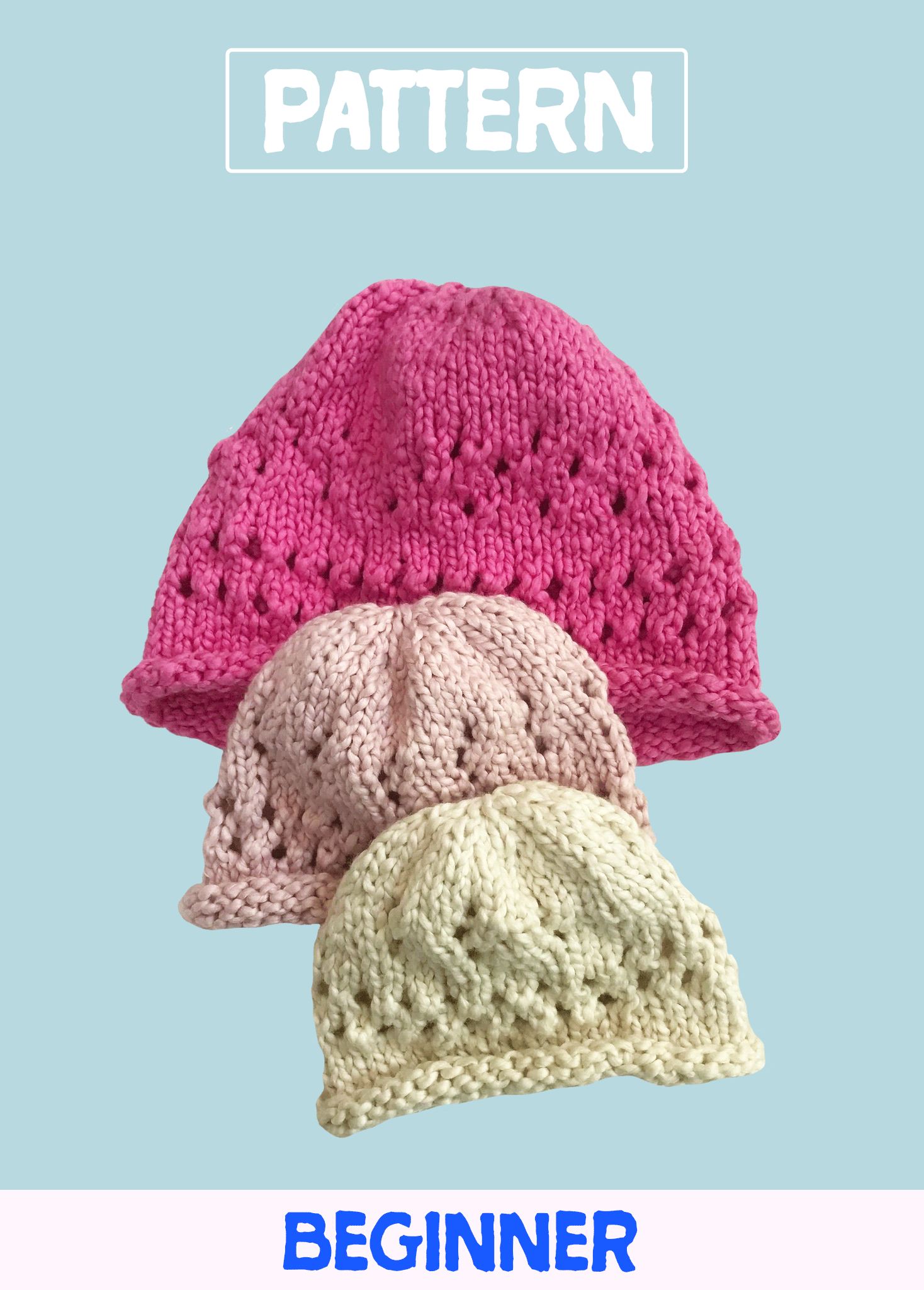 LOOPY MANGO. Pink Hat new Fun & Easy Fluffy Alpaca Beanie Knitting Pattern | Digital  main image 4