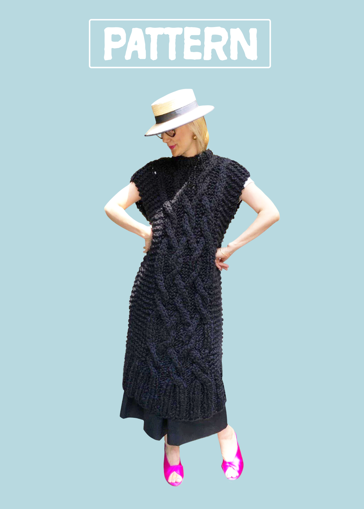 Cable Dress PATTERN- Merino No. 5 Cable Dress PATTERN- Merino No. 5
