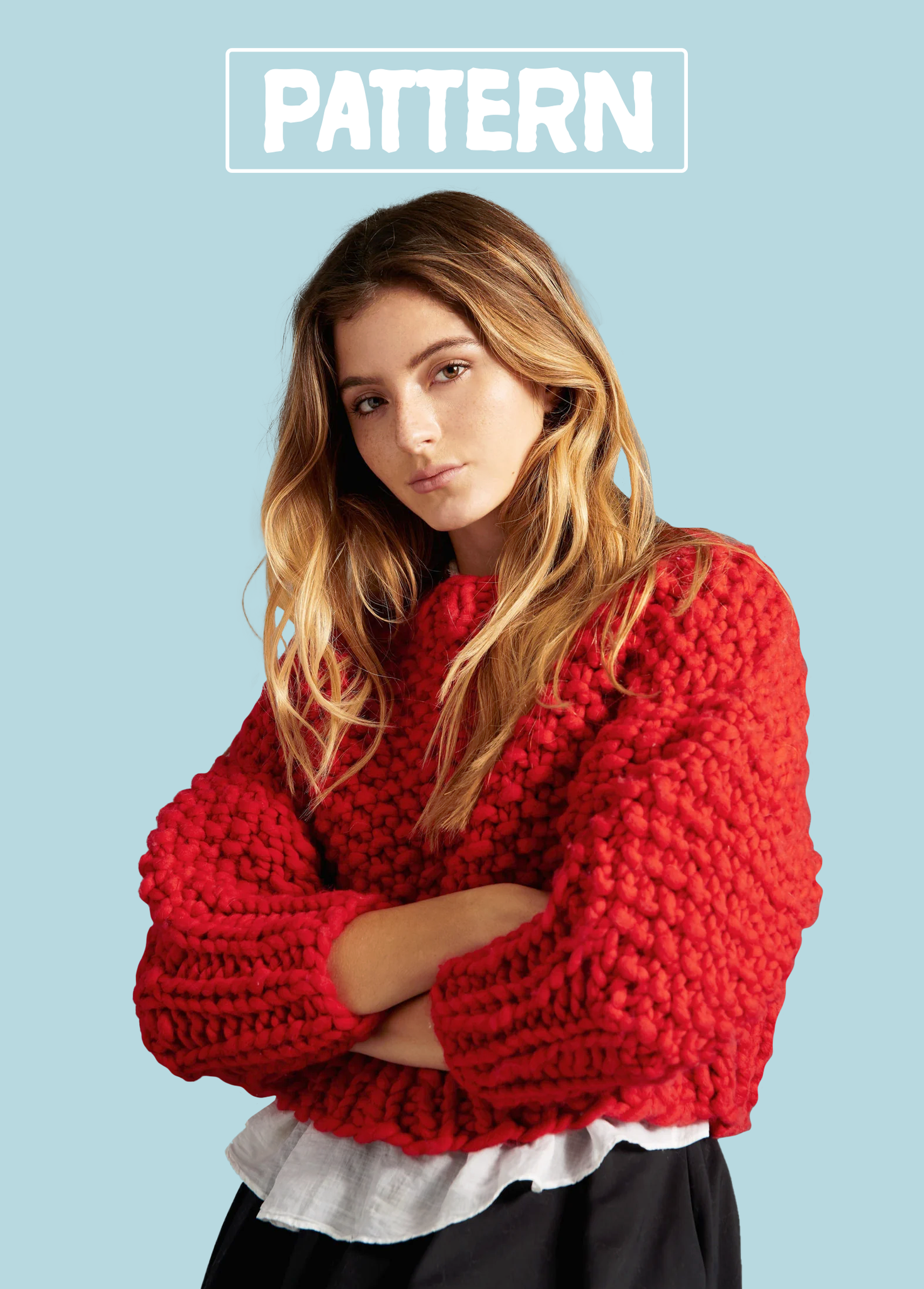 Super Cropped Sweater PATTERN- Merino No. 5