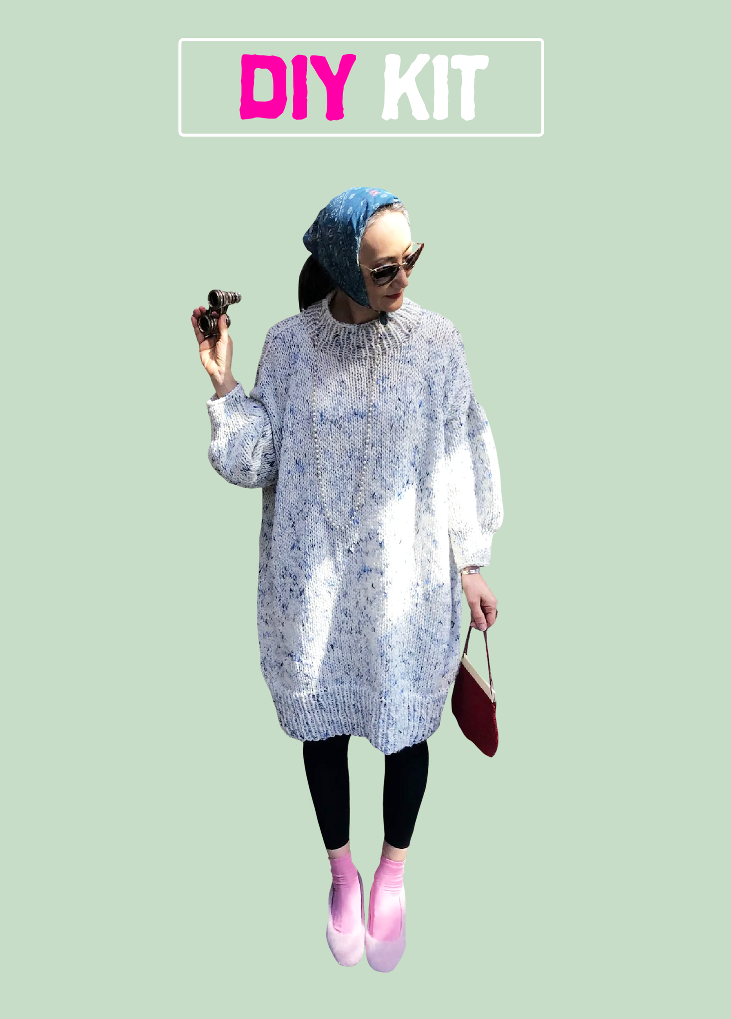 DIY Kit - My Favorite Sweater Dress - Dream (Merino Worsted)
