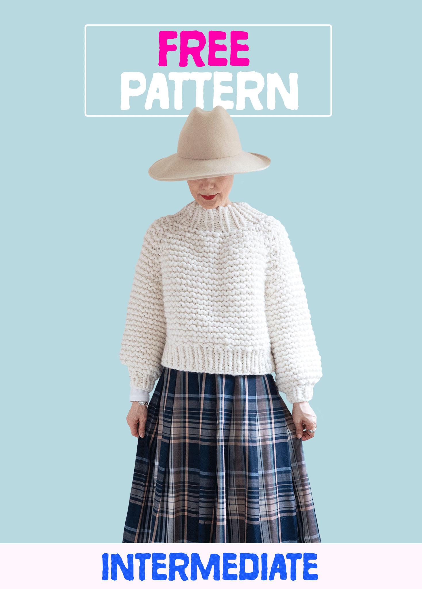 Chunky Knit Sweater - Beginner-Friendly Knitting Pattern - all included ...