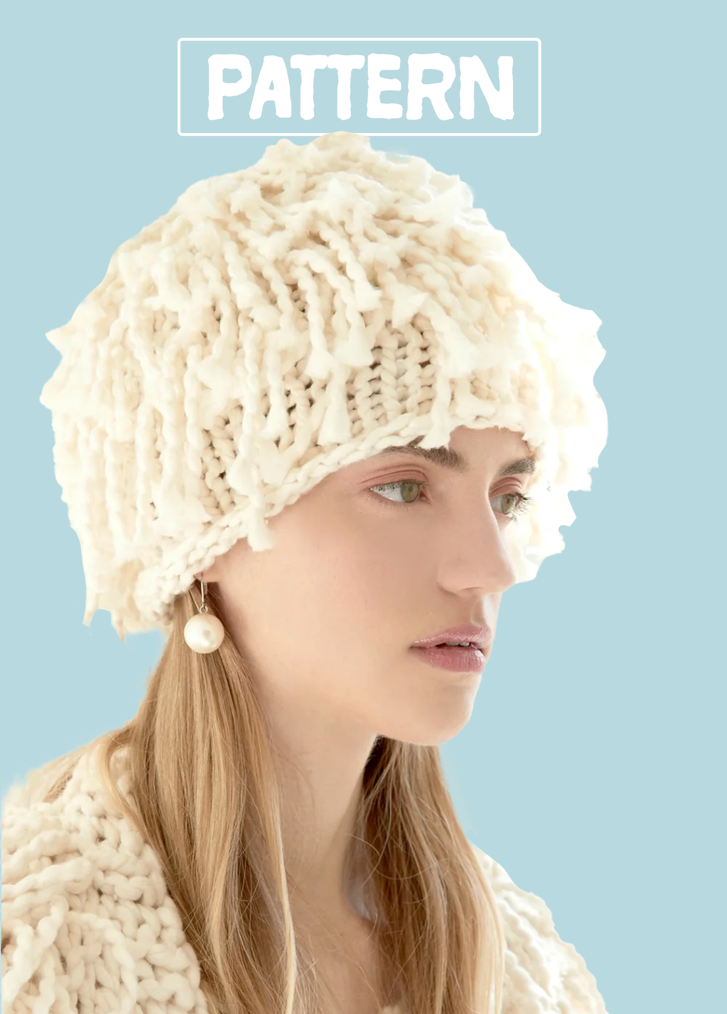 Summer Fringe Beanie- PATTERN Big Cotton – Loopy Mango