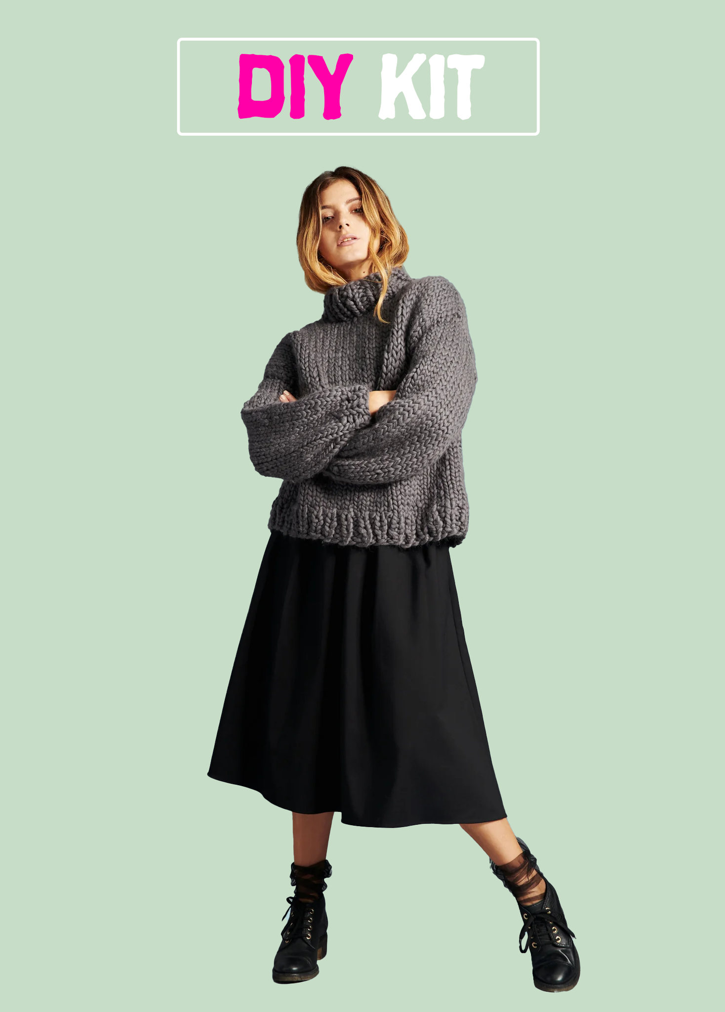 DIY Kit - Her Sweater - Merino No. 5