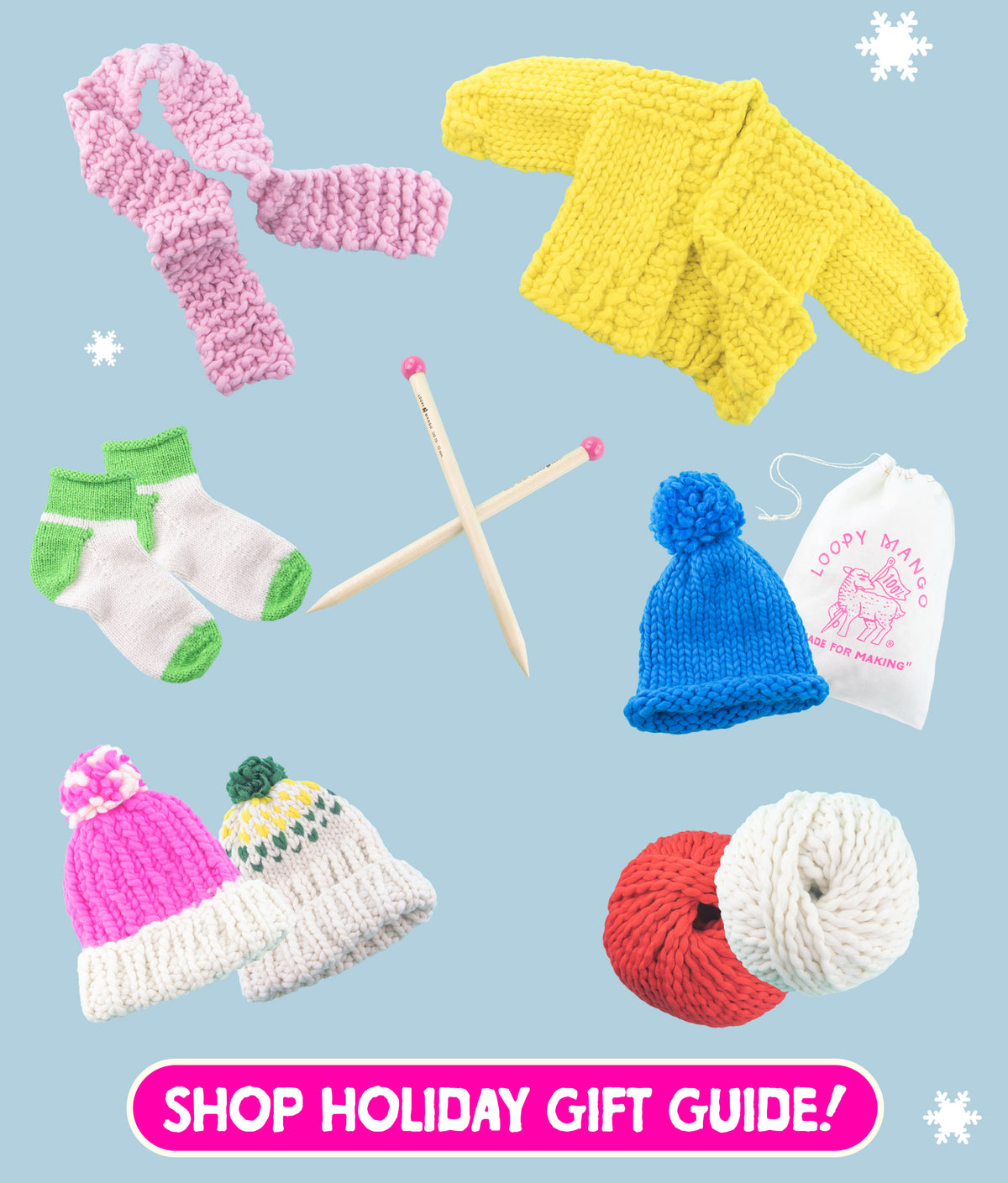 Loopy Mango: Made for Making - Yarn & DIY kits - Learn to Knit with us