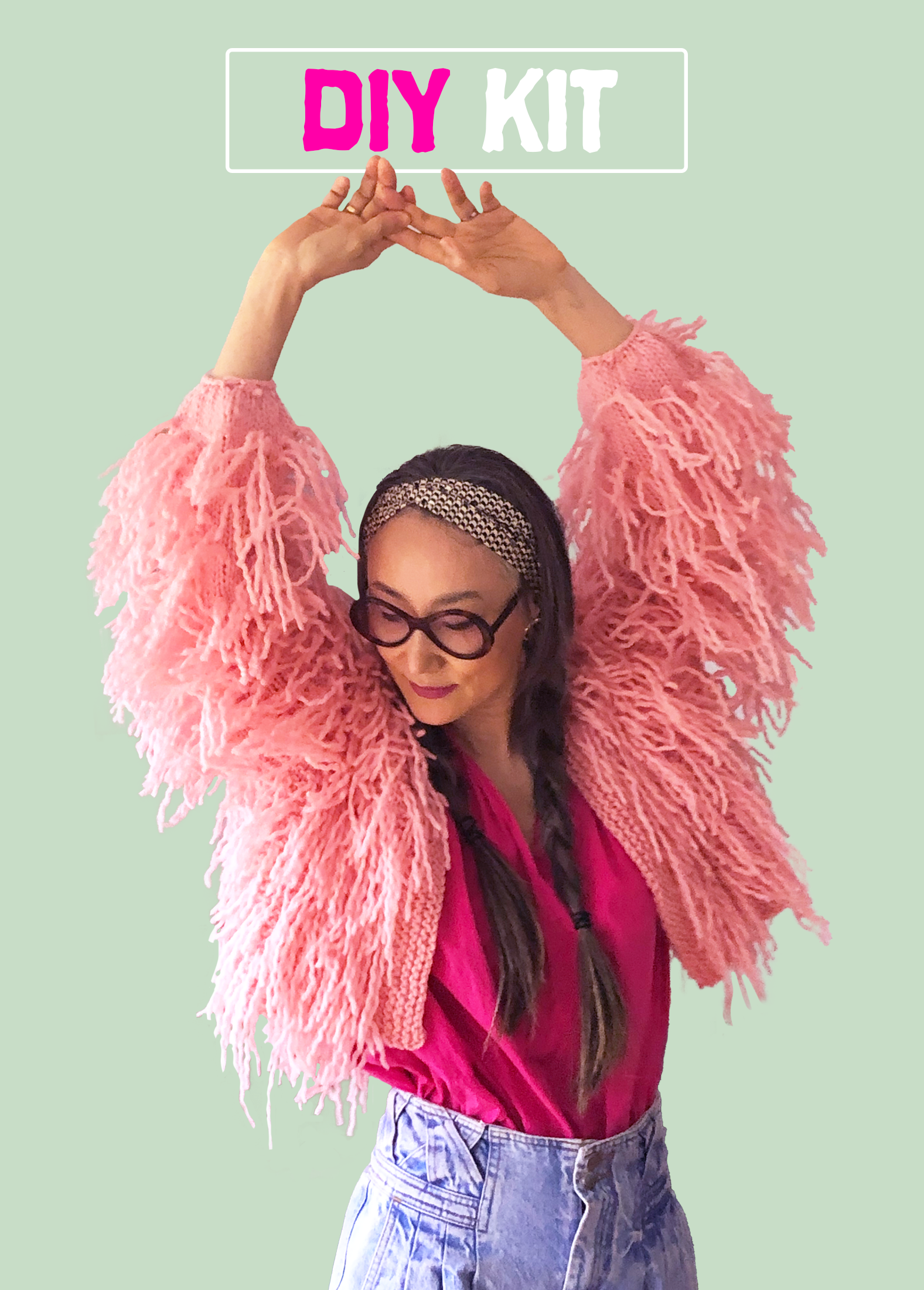 Diy sales shaggy cardigan