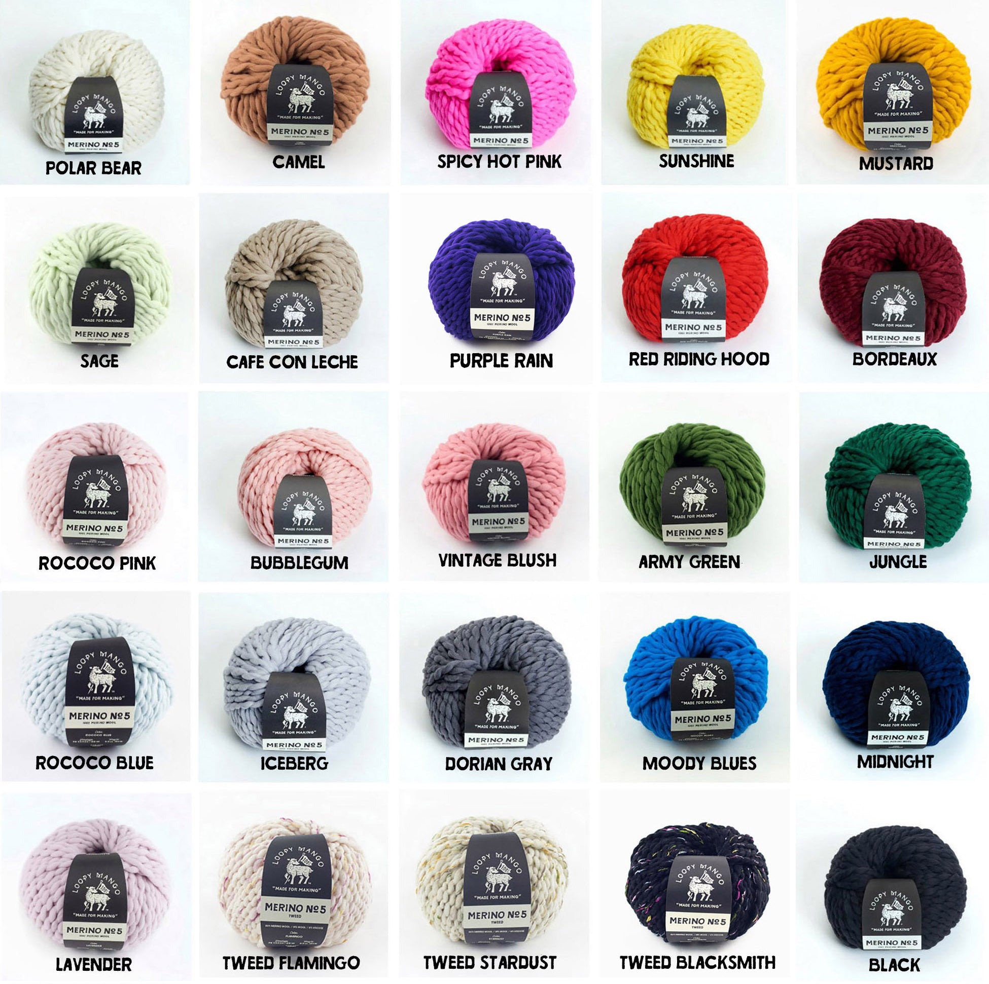 DIY Kit - Edelweiss Pompom Hat with 3 colors - Merino No. 5