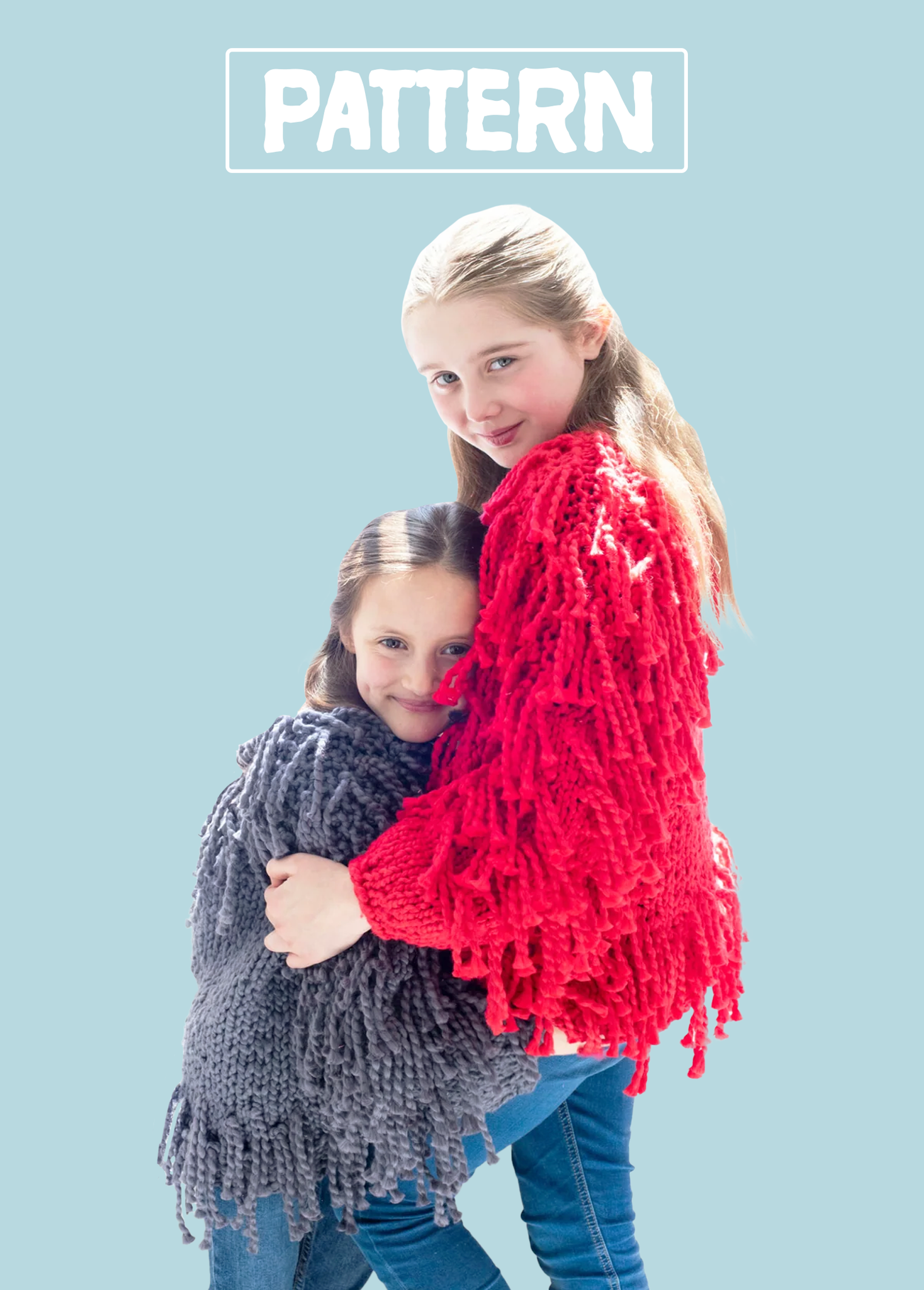 Mini Fringe Coat PATTERN Big Cotton Loopy Mango