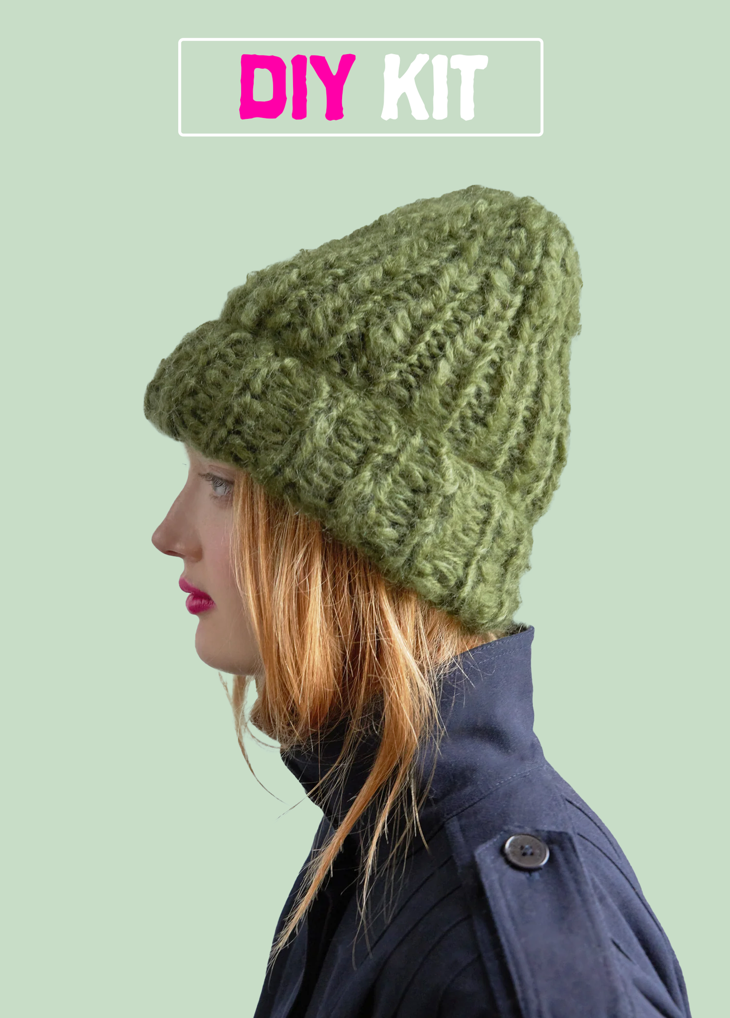 DIY Kit - Beanie - Mohair So Soft – Loopy Mango DIY Kit - Beanie - Mohair So Soft – Loopy Mango