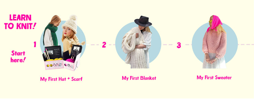 Loopy Mango: Made for Making - Yarn & DIY kits - Learn to Knit with us