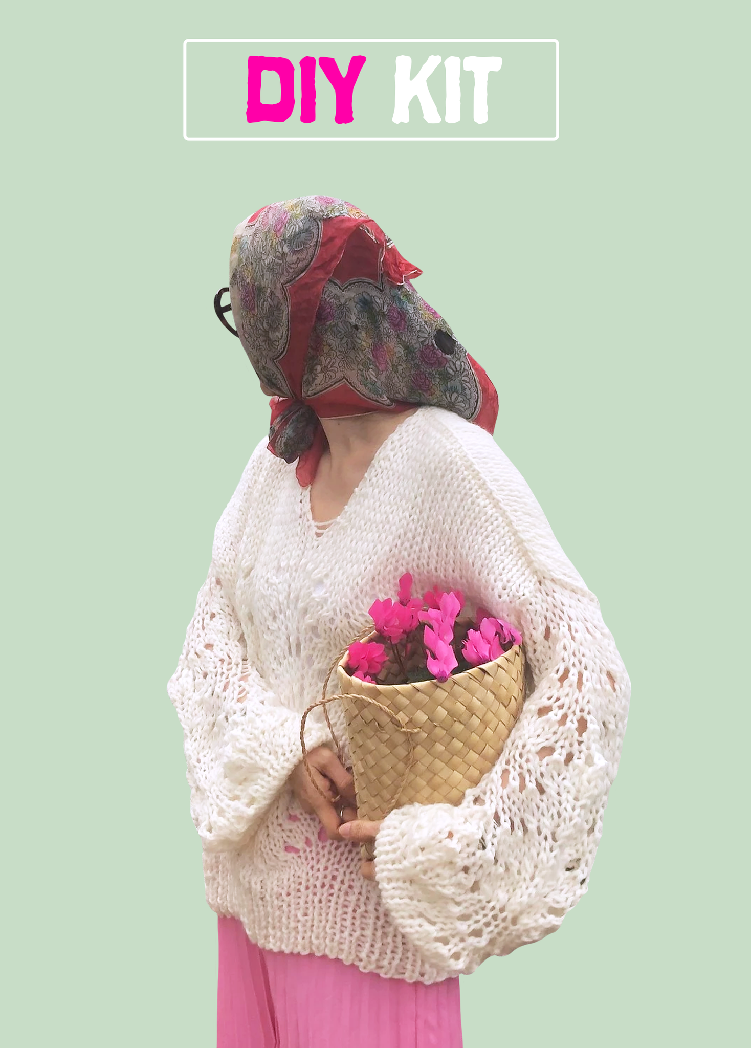 DIY Kit - Peacock Plumes Sweater - Dream (Merino Worsted)