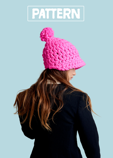 帽子 MACMAHON KNITTING MILLS CROCHET HAT UN Crochet Hat Pattern, Cobblestone Cable Braided Hat Beanie