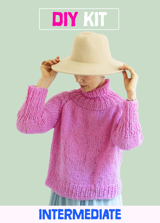 DIY Kit - Princess Sweater - Dream (Merino Worsted)