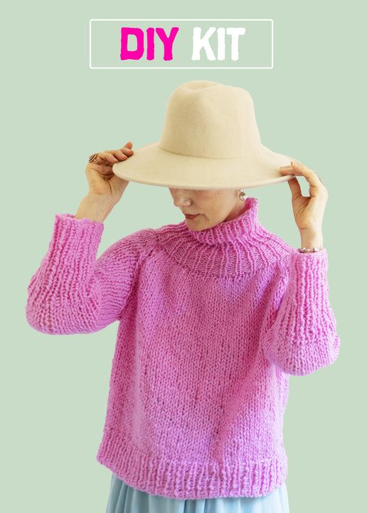 DIY Kit - Princess Sweater - Dream (Merino Worsted)