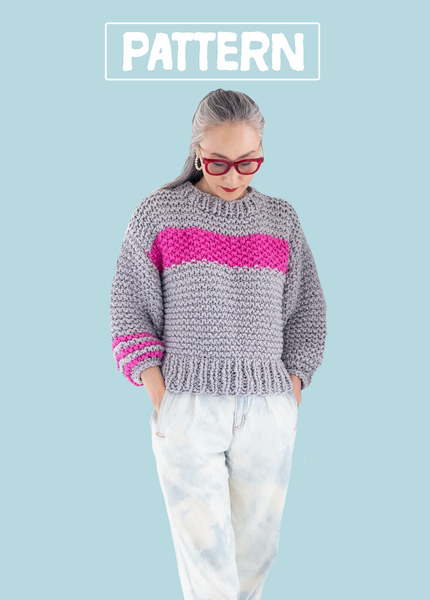 Sailor's Dream Sweater PATTERN- Big Cotton – Loopy Mango Sailor's Dream Sweater PATTERN- Big Cotton – Loopy Mango