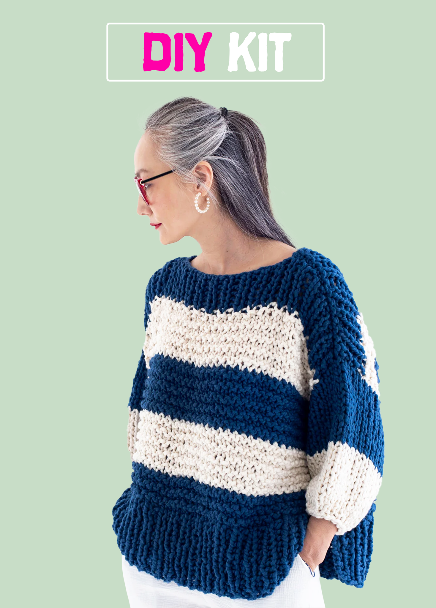 DIY Kit - Seaside Sweater - Big Cotton