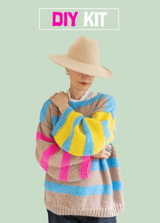 DIY Kit - Sweet Escape Rhinebeck Sweater 2025 - Dream (Merino Worsted)