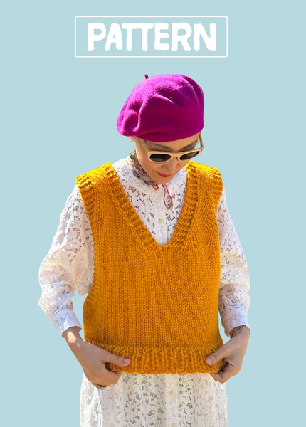 maquimalo マキマロ☆ Hand knit Uncle Vest maquimalo マキマロ