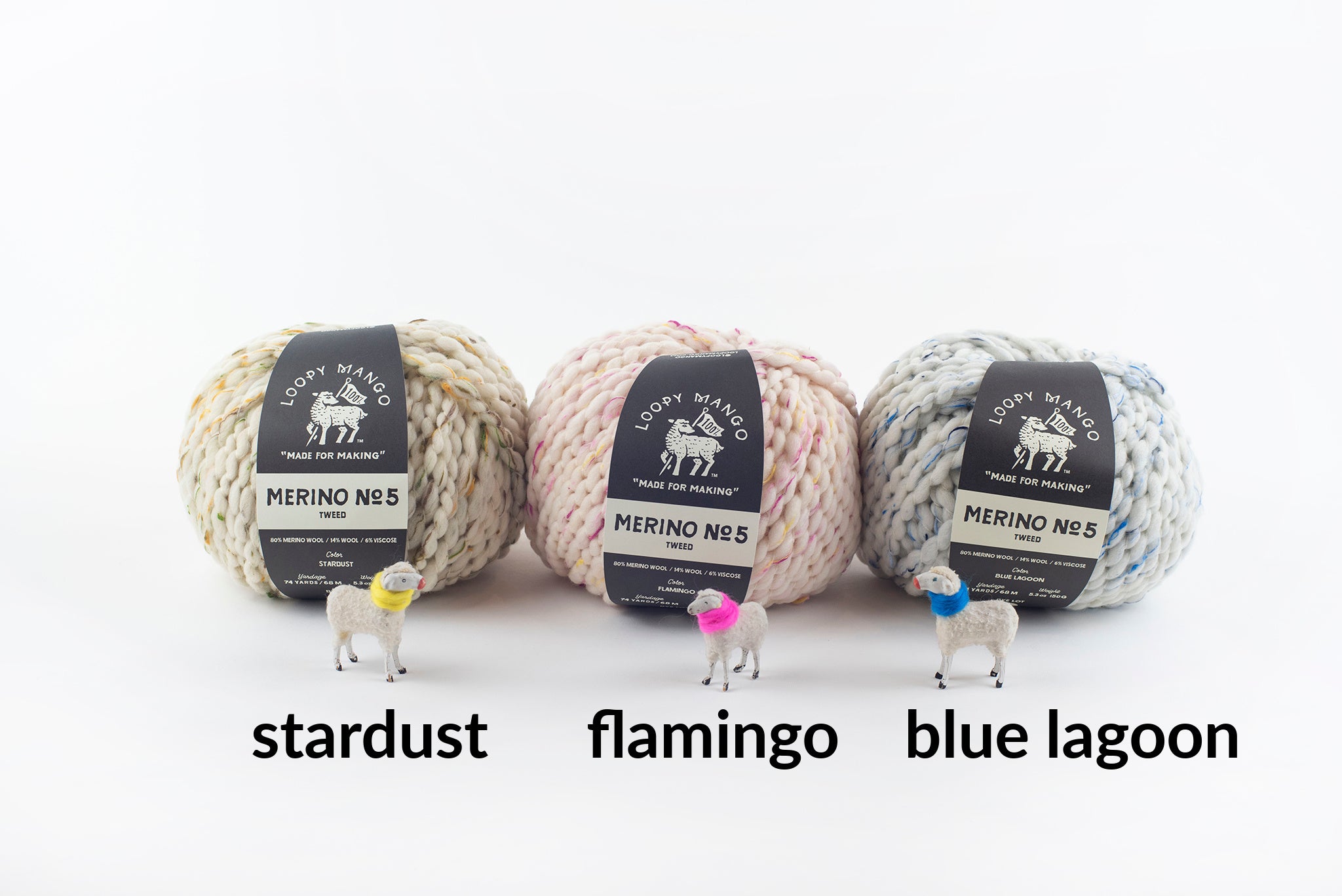  Merino-Moments # 5 Big Bulky Weight Merino Wool Blend  Variegated Yarn Set of 4 (456yds/400g), for Knitting, Crocheting, Loom,  Weaving, (Sapphire Blue)