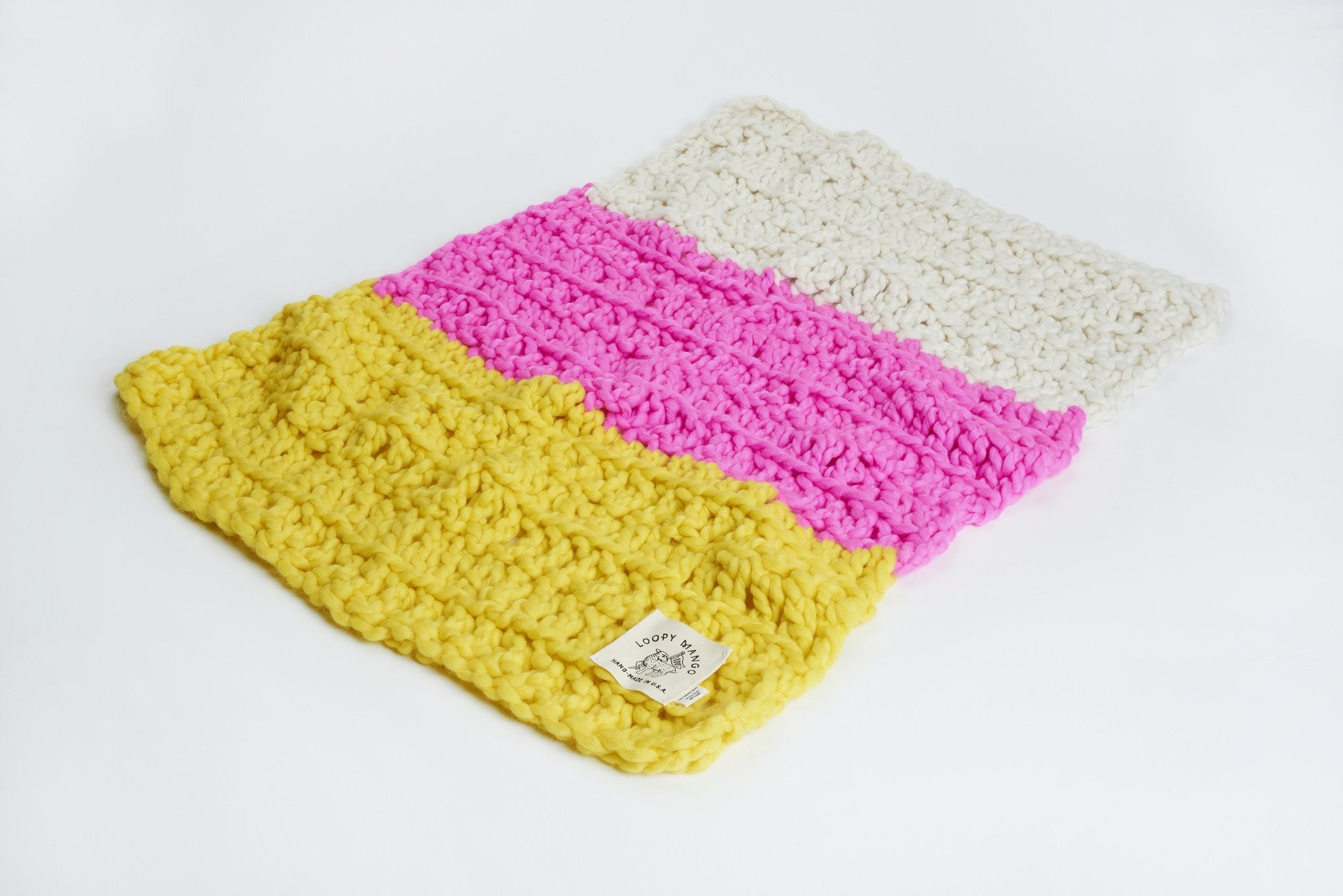 Multicolored Crochet Baby Blanket PATTERN- Merino No. 5