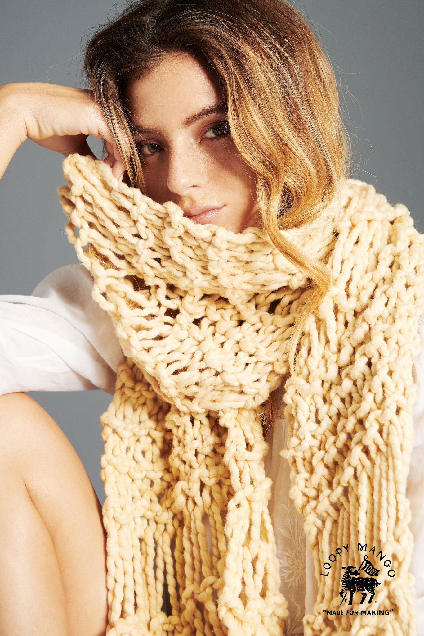 READY TO SHIP READYMADE CLEARANCE SALE!! - Summer Fringe Scarf - Cotton