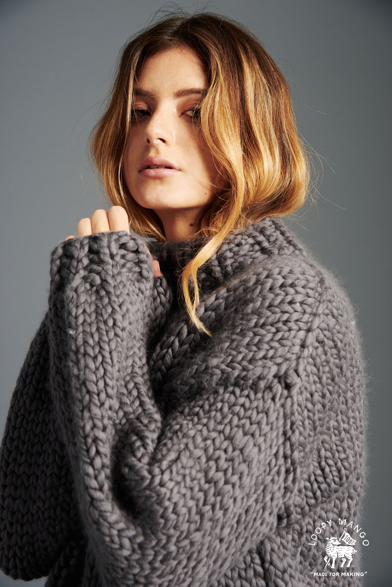 Oversized Chunky Knit Sweater